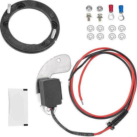 El kit de conversión de encendido 1181 es para motores de 8 cilindros fabricados entre 1957 y 1974, y se utiliza para la conversión del sistema de encendido, reemplazando el sistema de encendido origi (1/5)