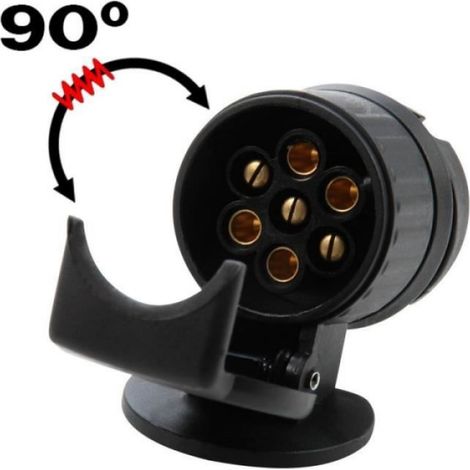 Adaptateur Prise 13 Broches - Vers 7 Broches - Pour Remorque Et Caravane - Norme CE - 1 Pièce (1/3)