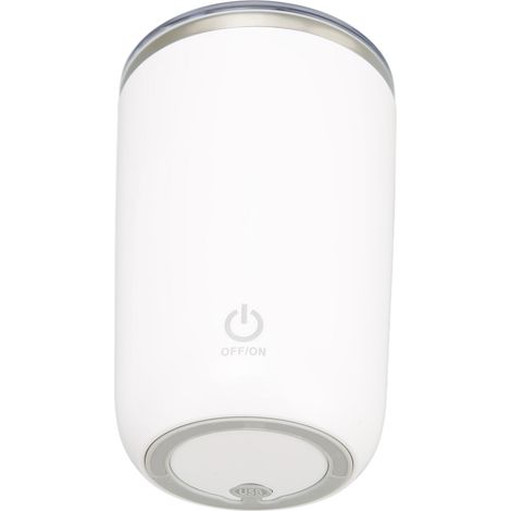 Tasse Autoportante 350ml Blanc Inox Acier Mélangeur Automatique Sans Bruit Vitesse Rapide Mug Agitateur Électrique pour Café Lait (1/5)