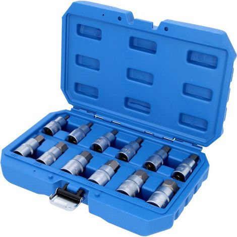 Brilliant Tools 1/2 Innensechskant Bit-Stecknuss-Satz, 12-tlg., 5 - 22 mm