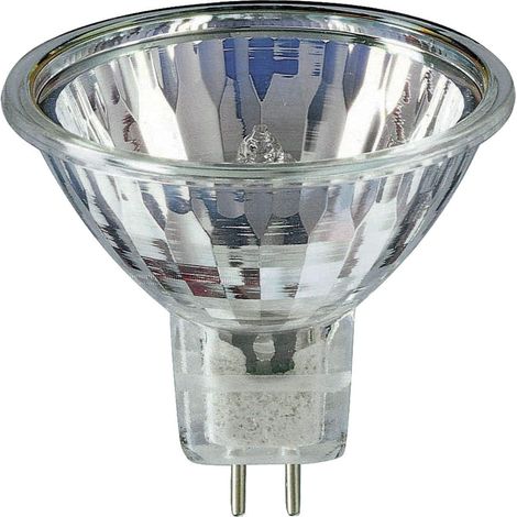 Ampoule spot à LED, culot GU5.3, puissance 35 W, éclairage à lumière blanc chaud, conception en verre.