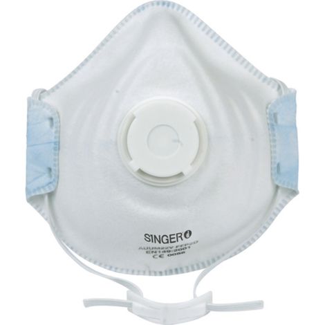 Demi-masque confort Valve FFP2 NR D - Lot de 10 - SINGER - AUUM22V