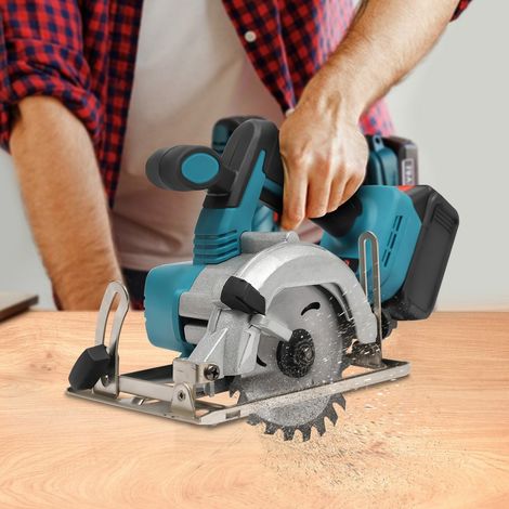 220V Akku-Kreissäge 4,9" 4000U/min, 4,0Ah, 0-45° Schrägschnitt mit Ladegerät DE (1/4)