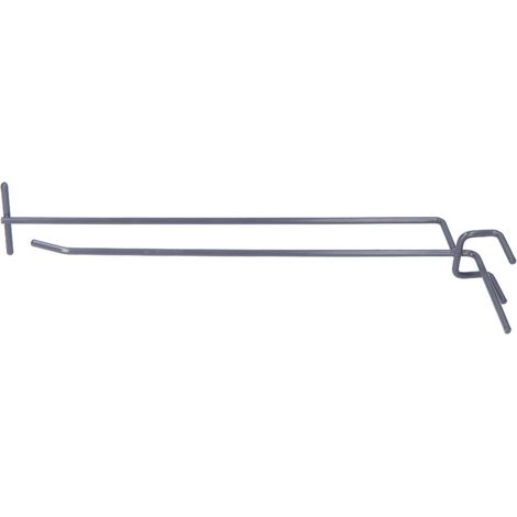 Gancio semplice asics con portaletichetta 3 mm 250 mm