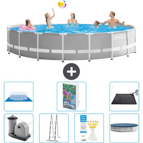 Prism Frame Pool Rund - 549x122 cm - 8-teilig S562