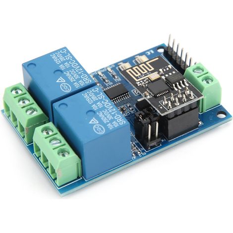 Module relais WiFi bidirectionnel pour application mobile Android, interrupteur de commande à distance sans fil 12 V ESP8266 (1/5)
