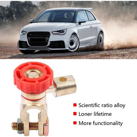 Universeller Kfz-Batterietrennschalter, Hauptklemmen-Trennschalter, roter Kfz-Isolator (1/5)