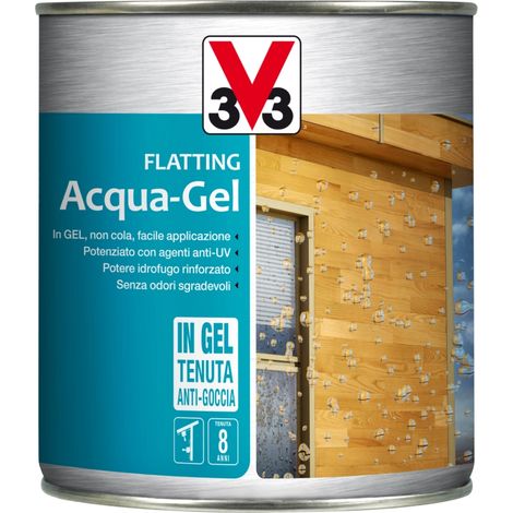 flatting acqua-gel, colore noce chiaro - 0,75 litri