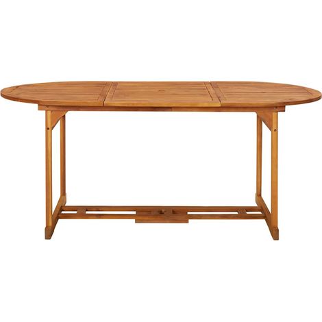 Maison Exclusive - Mesa de comedor jardín 180x90x75 cm madera mac (1/5)