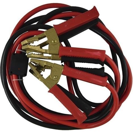 Cable de arranque 35MMX2 / 3M con pinzas macizas de latón JBM