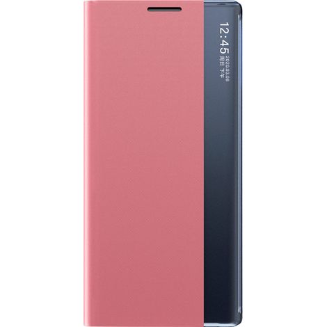 Funda nueva para Samsung Galaxy S25 con tapa y soporte - Rosa (1/2)