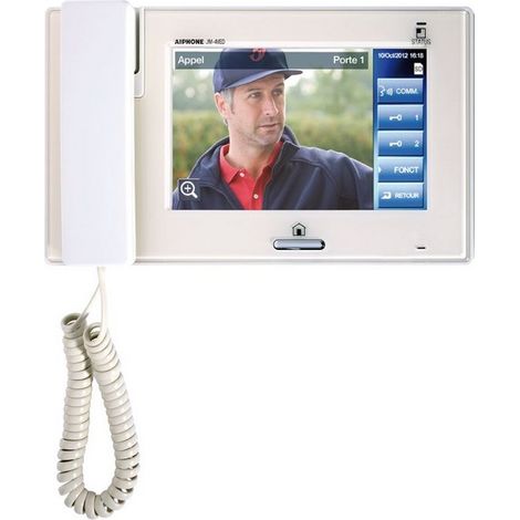Moniteur secondaire couleur avec boucle magnétique pour JM4MED, écrantactile 7" (1/2)