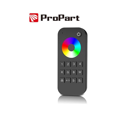 Telecomando RF RGB/RGBW - 4 Zone, 2 Scene, con Touch Wheel
