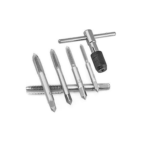 12 x 60 cm Gewindebohrer-Set Multifunktionales tragbares Schraubwerkzeug für Fabriken (ALLE)