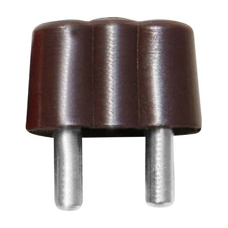 Fiche banane mâle double Ø de la broche: 2.6 mm BELI-BECO 61/15br marron 1 pc(s) W093641 (1/2)