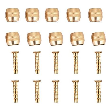 Tuyau Olive Insert, 10 Set de frein Tuyau Olive & Insert Connector Set pour SM-BH90 / BH59 Flexible de frein à disque hydraulique (1/5)