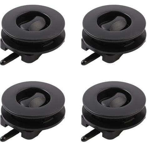 4 Pcs Clip Universel pour Tapis, Pinces De Fixation pour Tapis De Sol De Voiture, Clip De Fixation Oeillet Tapis, Clip De Fixation De Boucle Antidérapante Adapté Au Pied De Tapis (1/5)