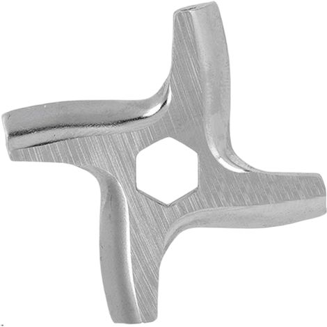 Accessoires pour hachoir à viande domestique : couteau en acier inoxydable, lame à mailles, appareil à lavement, plaque perforée pour hachoir à viande. (1/5)