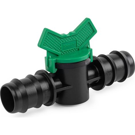 Valvola per linea di irrigazione 25 mm 2x valvola di intercettazione per tubo in PE controllo del flusso d'acqua per sistema di irrigazione DSWZ08-2525L