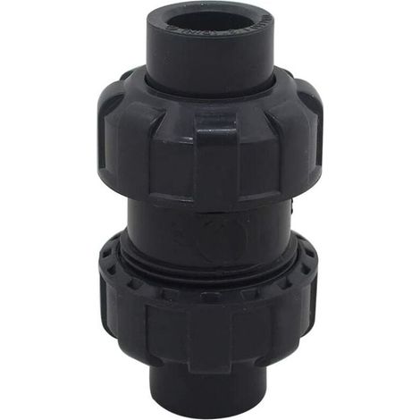 Kugelrückschlagventil 20 25 32 40 50 63 mm Schwimmbecken-Rückschlagventil Rückschlagventil Rückflussverhinderer PVC-Ventil Rückschlagventil (Innendurchmesser 40 mm)