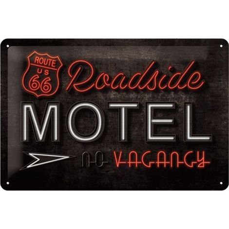 Plaque métallique Route 66