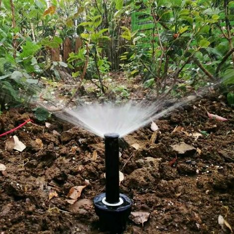 Garden Sprinkler, 1/2 Inch Retractable Impeller Automatic Sprinkler Head Lawn Sprinkler (1/5)