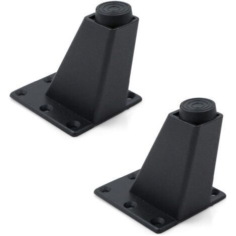 Sofa Furniture Table Legs - Suitable for TV Coffee Table Cabinet and Other Furniture Adjustable Height 2 Pieces 8 x 7 x 6.3 cm Robust Durable Strong Capacity Abrasion Resistant Aluminum and Li (1/5)