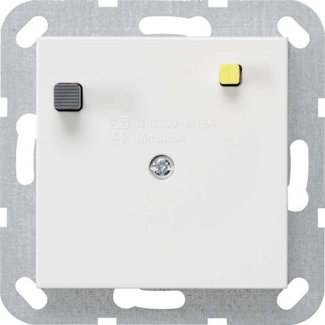 Gira FI-Schutzschalter 30 mA System 55 Reinweiß [266403], 2664 03
