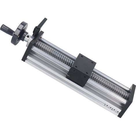 200-mm-Linearverschiebetisch, manuelle Kugelumlaufspindel, Präzisionsschlitten mit Handrad (1/5)
