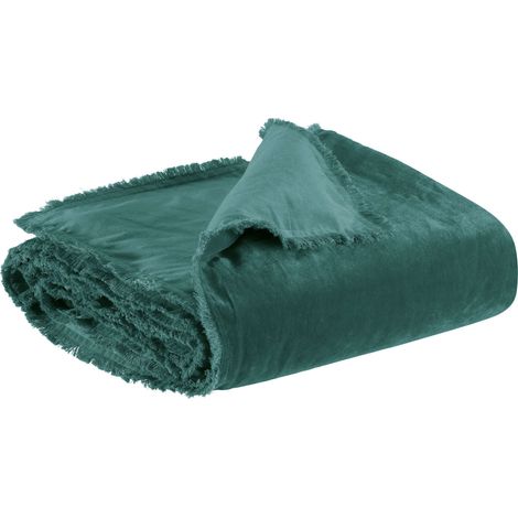 VIVARAISE - Édredon uni Vivaraise Fara en coton 100% - Taille 85 x 200 cm (1/2)