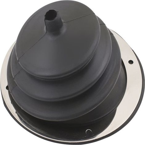 1651 Protection de transmission, cache-poussière rond, disque en caoutchouc noir 5,250 (1/2)