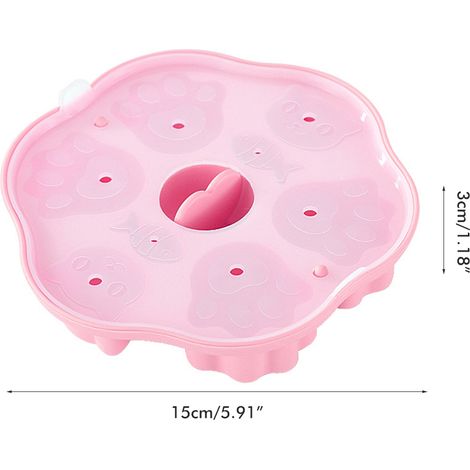 Moule à Gâteau en Silicone Multi-Cavités, Mignon et Antiadhésif pour Pâtisserie DIY, Idéal pour Bébé et Cuisine (1/5)