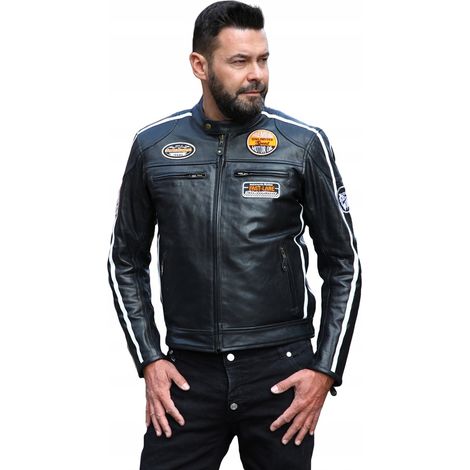 WOLF RETRO LEDERJACKE 4XL