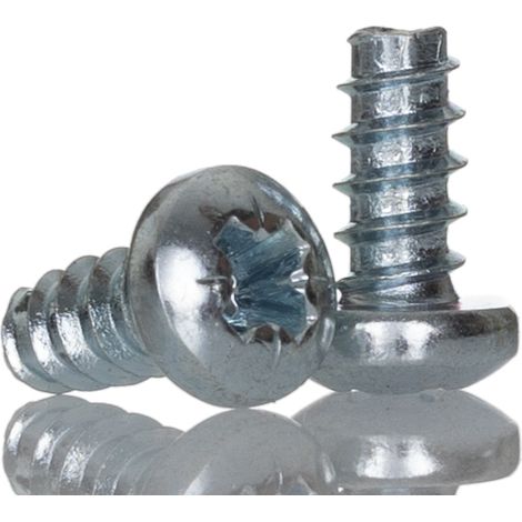 Vis autotaraudeuse RS PRO, N°8 x 9mm, tête Cylindrique, en Acier ( Prix pour Sachet de 100 )