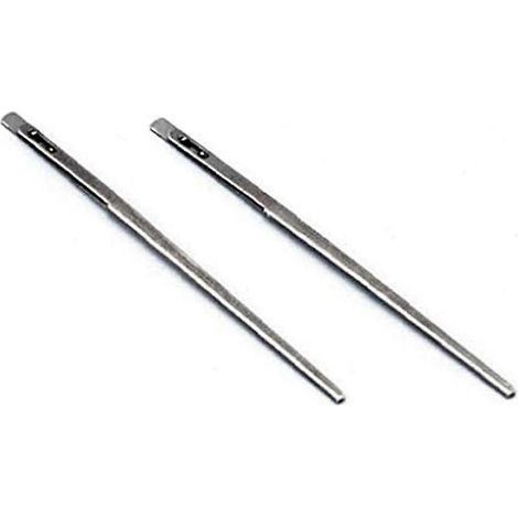 Lot de 3 aiguilles à coudre le cuir, outil de laçage pour la couture du cuir, aiguille à tricoter le cuir, aiguille à lacets en cuir à double trou (1/5)