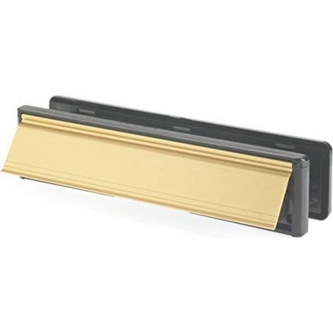 Yale PVD Gold Letter Plate for Locks, 300mm (12-inch), Model YALLP440632C (1/2)