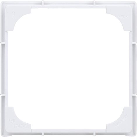 Busch-Jaeger 1710-0-3861 placa de pared y cubierta de interruptor Blanco