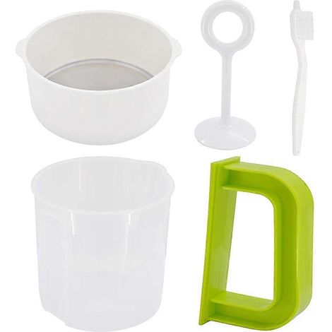 Lot de 5 passoires alimentaires multi-usages sans BPA pour laits végétaux, laits de soja, jus et thé.