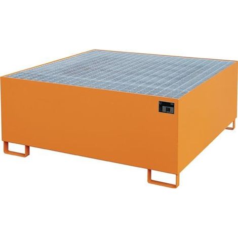 Bauer Auffangwanne AW 1000, lackiert, Gelborange (1/2)