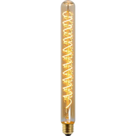 Lucide T32 - Glühfadenlampe - Ø 3,2 cm - LED Dim. - E27 - 1x4,9W 2200K - Amber (1/3)