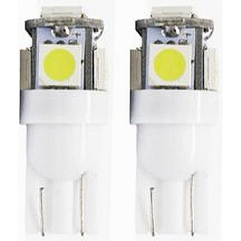 TRADE SHOP - Lampadine Di Posizione T10 Maxtech T-105050 12v 5led Lampadine Ultra Luminose 6000k - (1/2)