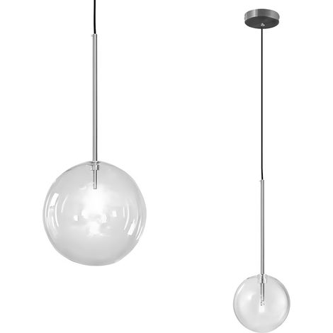 TOOLIGHT HÄNGELAMPE APP1682-1CP 15CM BLACK CHROME