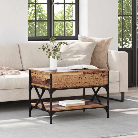 Couchtisch Altholz 70x50x50cm Holzwerkstoff