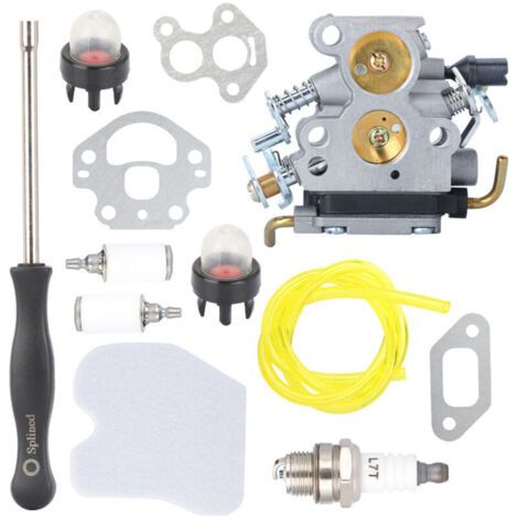 BARKBUSTERS Carburateur avec Tournevis de Réglag Filtre à Air pour Husqvarna 235 235E 236 236E 240 240E C1T-W33 4 Zama Tronçonneuse Remplace 574719402 545072601 (1/4)