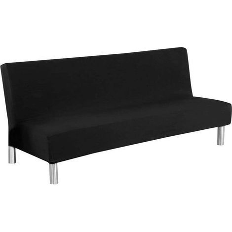 Housse de canapé sans accoudoirs 3 places/2 places jeté de canapé extensible pour canapé-lit S (1/5)