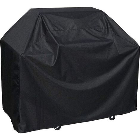 Barbecue Cover, BBQ Cover, Anti-UV/Anti-Water/Anti-Humidity Grill Cover for Weber, Holland, JennAir 170x61x117cm Black