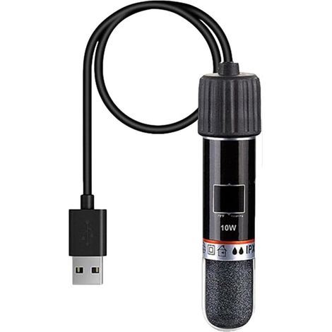 Calentador USB para acuarios,10 W,mini elemento calefactor para acuarios con termostato,calentador para tortugas para acuarios pequeños (1/5)