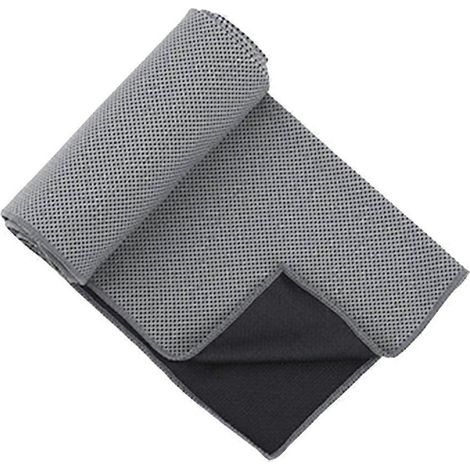 Ice Silk serviette Sports Instant Cooling Ice serviette extérieur Travel Fitness Running Swim serviette silicone sac (1/5)