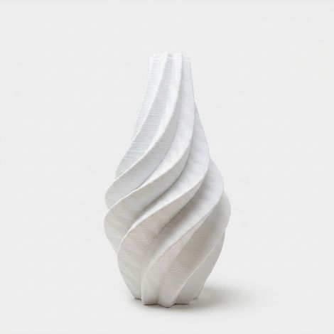 Kleine dekorative 3D-Porzellanvase Wind (1/2)
