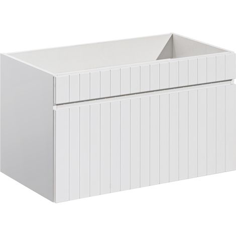 Waschtischunterschrank 80 cm IRAKLIO-56 in weiß matt, B/H/T: ca. 80/46/45,6 cm (1/4)